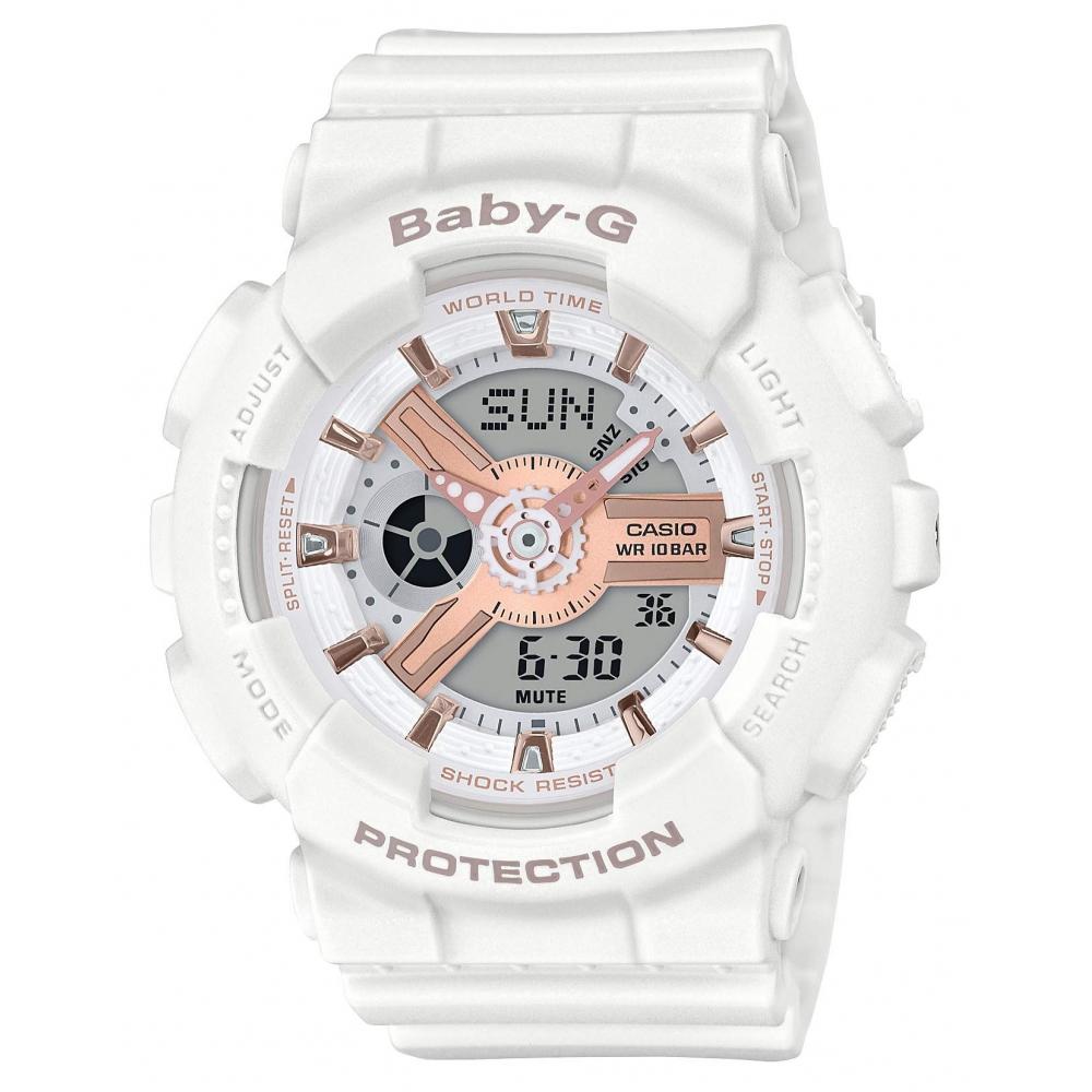 

[Casio] Детские часы [] BABY G BA 110RG 7AJF Белые