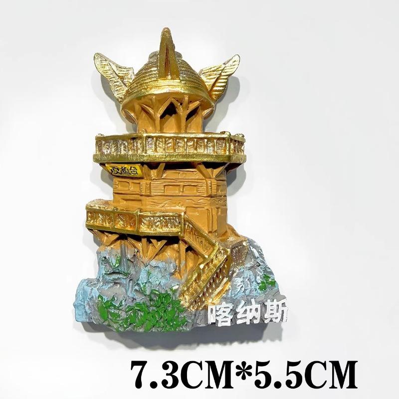 China Souvenirs Guangzhou Tower Fridge Magnets Fujian Guangxi Beihai Xiamen Wuzhen Dali Luoyang Zhangjiajie Fridge Magnets Gifts