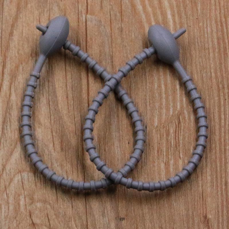 13 színű ovális fejű szilikon újrafelhasználható csavarózsinór és cipzáras kötegelő