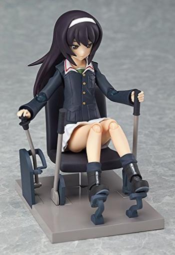 Figma Girls Panzer Asako Reizei bemalte bewegliche Figur & nicht maßstabsgetreues ABS&ATBC-PVC