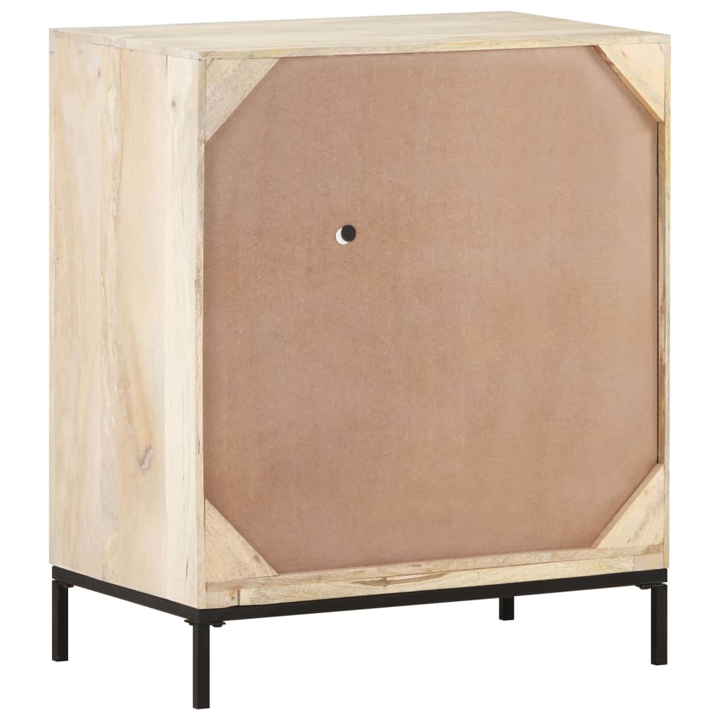 Sideboard 60x35x70 cm Solid Mango Wood and Wicker