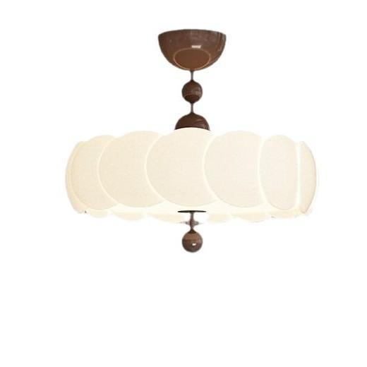 French Cream Bedroom Ceiling Lamp - Wabi-Sabi, Medieval Retro Design with Full-Spectrum Eye Protection