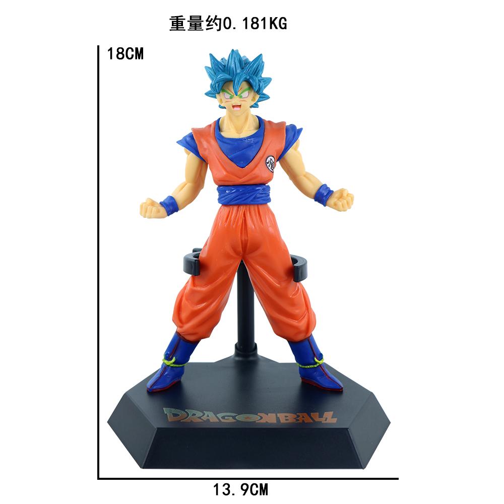 Anime Dragon Ball Z 18-20Cm Super Saiyan Son Goku Broly Vegeta Anime Action Figure Model Gifts Collectible Figurines For Kids