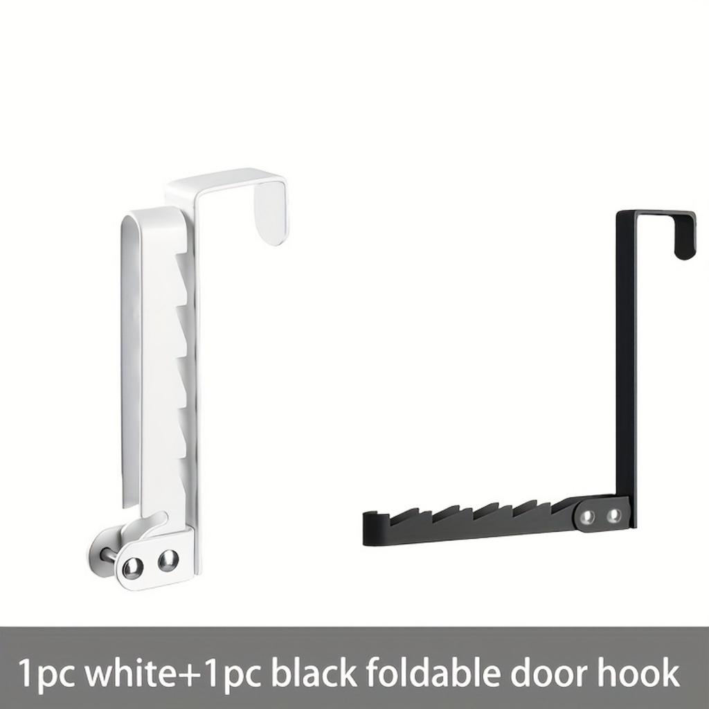 Door Hook, Foldable Hook, Convenient for Storage and Organization, Bedroom, Bathroom Door Hook, Ironwork, Sturdy and Firm