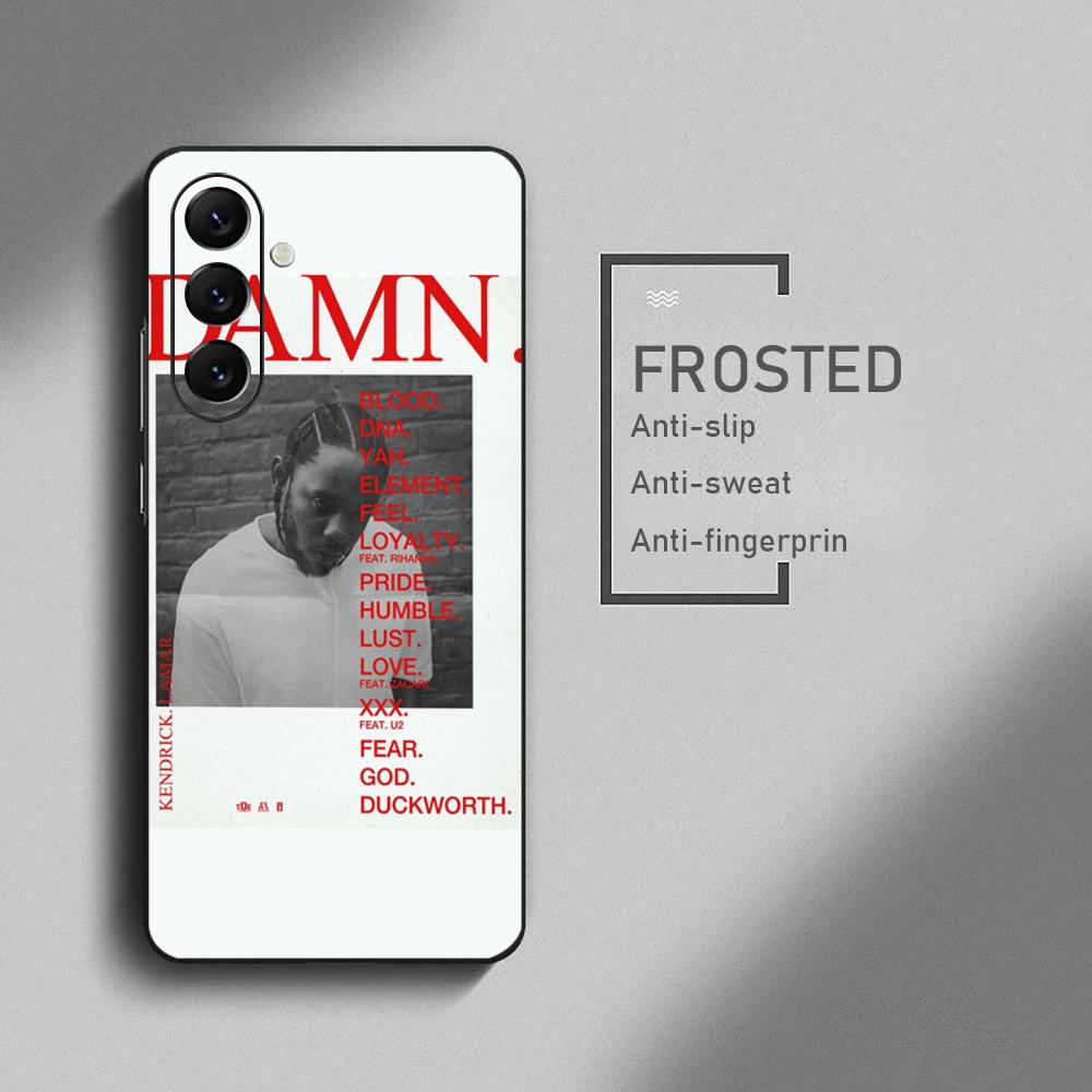 Cool KendriCK Damn LamarES Phone Case For Samsung Galaxy S26 S25 S24 S23 S22 S21 Plus Ultra Note20 Soft Black Galaxy S26