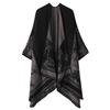 2025 Jiangnan Water Town Ethnic-Style Women’s Imitation Cashmere Cloak: Luxury High-End Thickened Shawl Outerwear