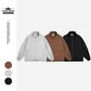 ROPUCHA Casual Retro Sportswear Jacket for Men & Women - Trendy, Loose Stand Collar, Perfect for Spring & Autumn (FJ184)