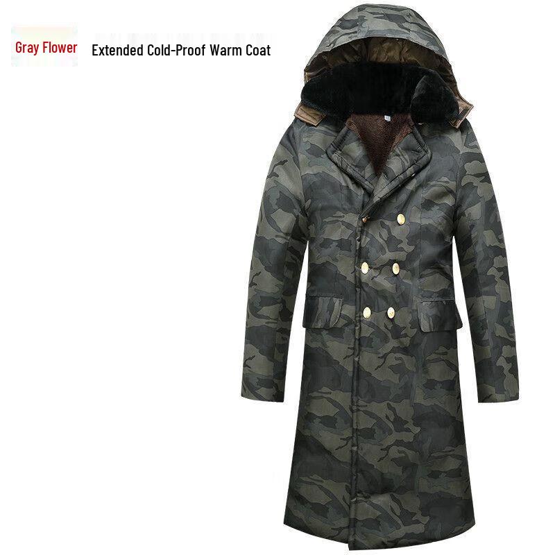 Men s Extreme Warm Military Style Cotton Parka