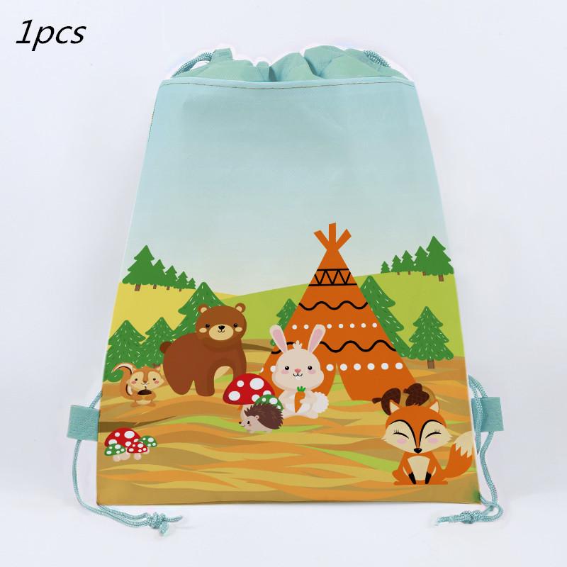 Woodland Animal Jungle Forest DIY Party Decoration Plate Cup Tablecloth Birthday Party Baby Shower Kids Birthday Party Supplies 5