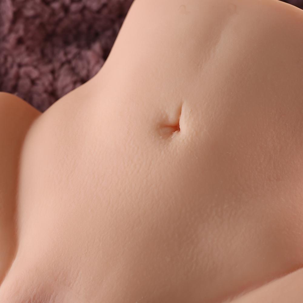 3.5KG Realistic Hip Masturbator for Men - 2 Hole Design (Deep Vagina & Tight Anal) with 3D Lifelike Pussy and Ass&Ultra-Realistic Sex Doll Hip
