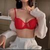 Summer Ultra-Thin Bust Minimizer Push-Up Bra & Panty Set