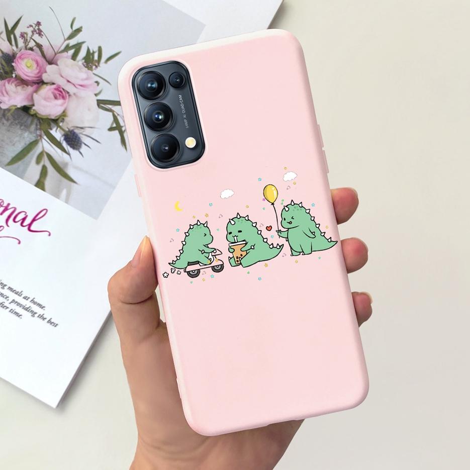 

For Oppo Find X3 Lite Case CPH2145 Cute Fashion Cartoon Cover Soft Silicone Phone Case For Oppo Find X3 Lite Fundas 6.43 Coque Oppo Find X3 Lite
