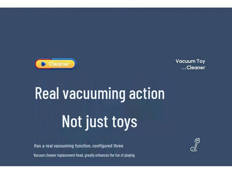 Kids' Electric Play Vacuum Cleaner Set - Interactive Cleaning Toys