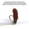 6Pcs Professional Wet Fly Nymph Hook In 6 Colorful Color Fishing Hook Ideal For Sensitive Fishes Like Trouts And Basses