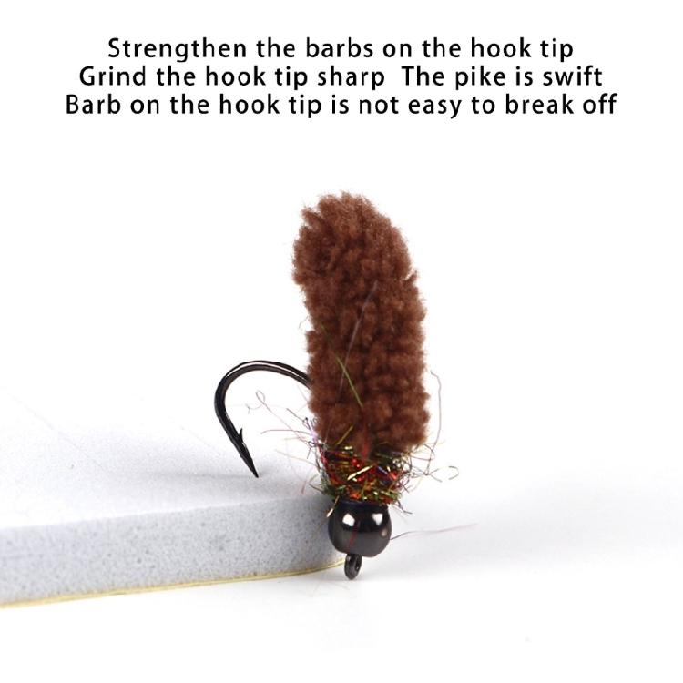 6Pcs Professional Wet Fly Nymph Hook In 6 Colorful Color Fishing Hook Ideal For Sensitive Fishes Like Trouts And Basses