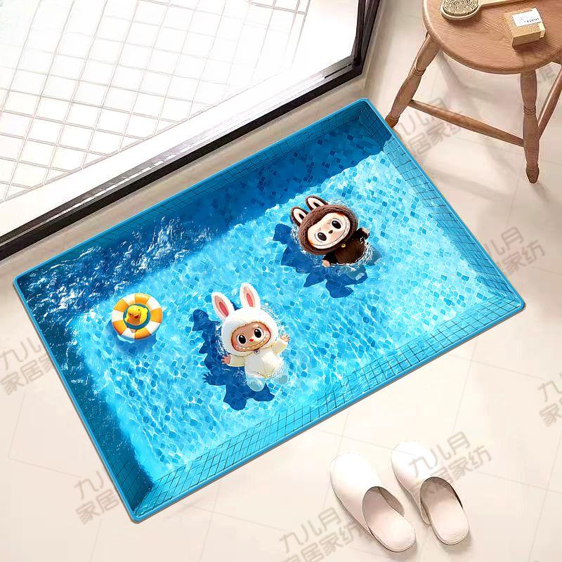 

Коврики для пола, Коврики для ванной, Влаговпитывающие, Противоскользящие, Износостойкие и Быстросохнущие КОВРИКИ, Прихожие и Спальни Домашние КОВРИКИ 41 * 60 cm