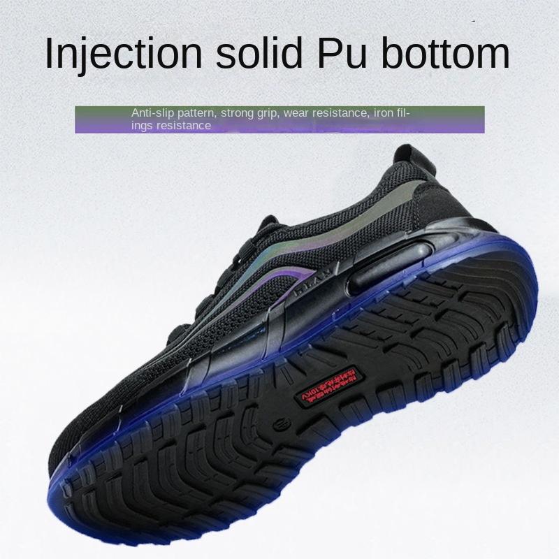 Labor Insurance Shoes Insulated Shoes Men's Anti-smashing and Anti-piercing Steel Baotou Acid and Alkali Resistant Work Shoes