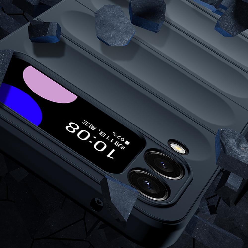 Cell Phone Cover for Samsung Galaxy Z Flip3 5G,Skin-touch Rugged Hard PC Phone Case
