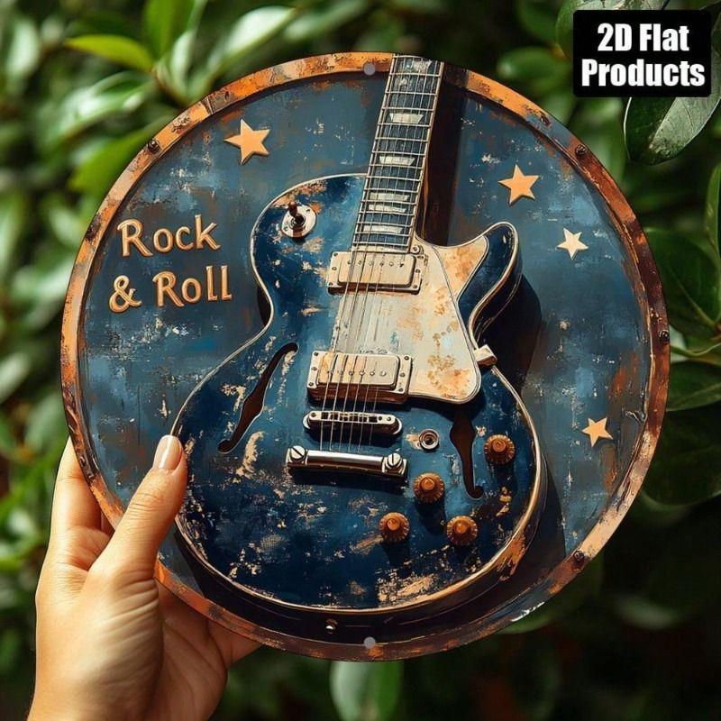 Metal Tin Sign 2D Wall Art Home Decor Flat Hanging Decorative Plaque