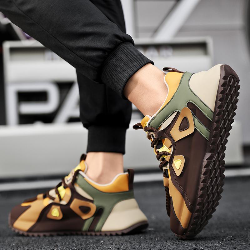 Herrenschuhe New Daddy Schuh Farbe Kampf Persönlichkeit Casual Sportschuhe Herren interne Erhöhung Schuhe