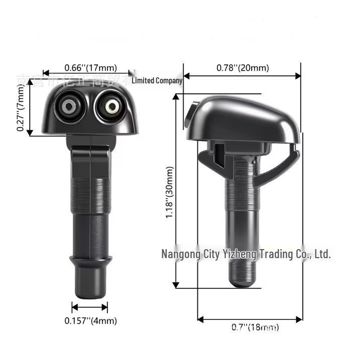 Compatible Hood Wiper Washer Nozzle for Mitsubishi Pajero CS6 V31/V32/V33 (Part No. 8265A083)