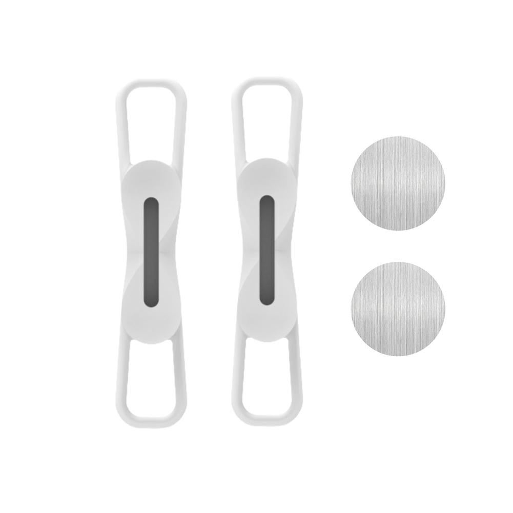 Silicone Adjustable Magnetic Pen Holder Clipper for Desk Refrigerator Whiteboards Office Desk Accessories