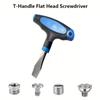 High Carbon Steel T Handle Screwdriver Wide Flat Head Quick Release Plate Too  Ring Doorbell