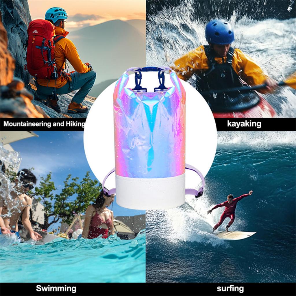 10L 20L Swimming Beach Bag PVC Waterproof Outdoor Sports Drifting Rafting Surfing Boating Backpack Portable Rowing Sailing Bags