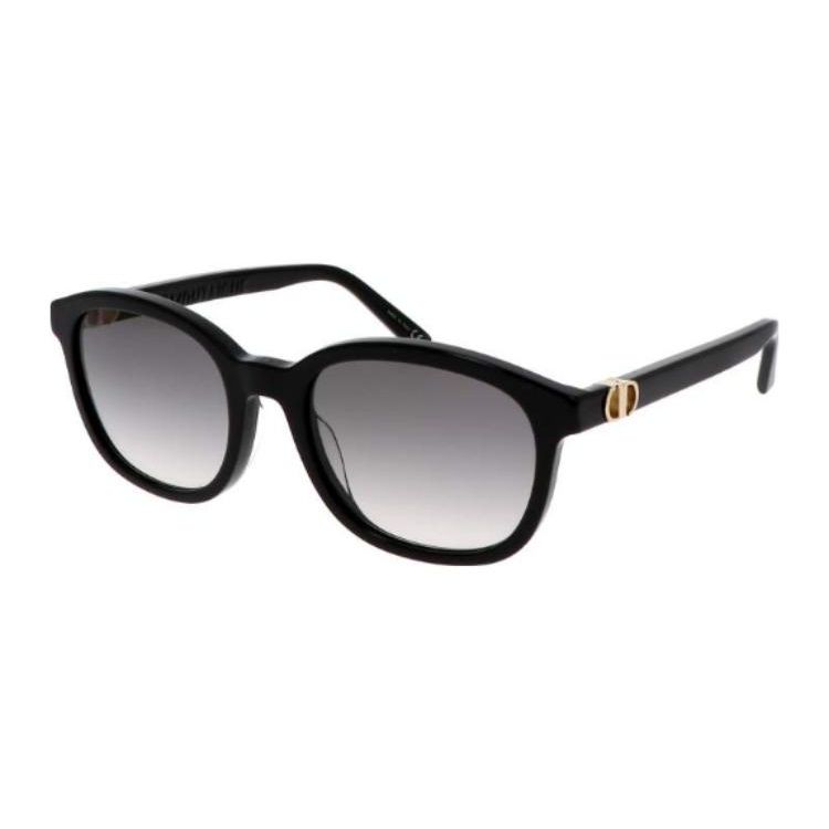 Dior Logo Irregular Frame Sunglasses Women Sunglasses Black 30MONTAIGNEMINIR3I