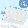 LEC Super Cleaning Sheets for Windows, 15 Sheets (Window Washing & Cleaning), 30x20cm, White, SS-037