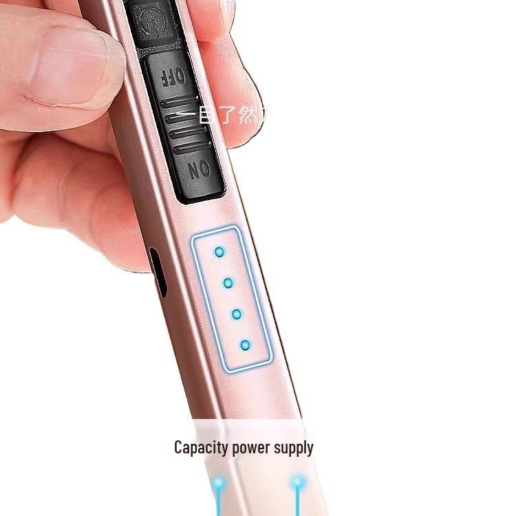 Aroma Candle Lighter: Rechargeable Electric Long-Handle Igniter for Incense & Fireworks.