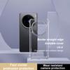 IMAK UX-4 Series For Vivo X100s 5G Case Straight Frame Four Corner Shockproof Clear TPU Cover