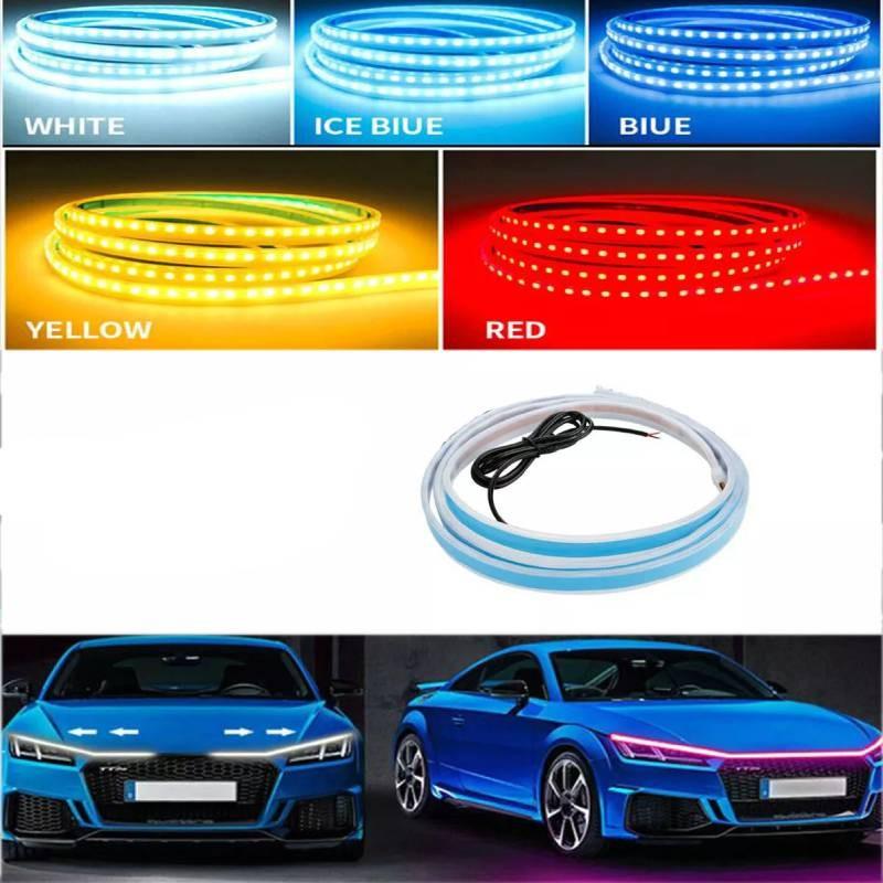 Running Car Daytime Light Bar Flexible Led Hood Light Waterproof Decoration Car