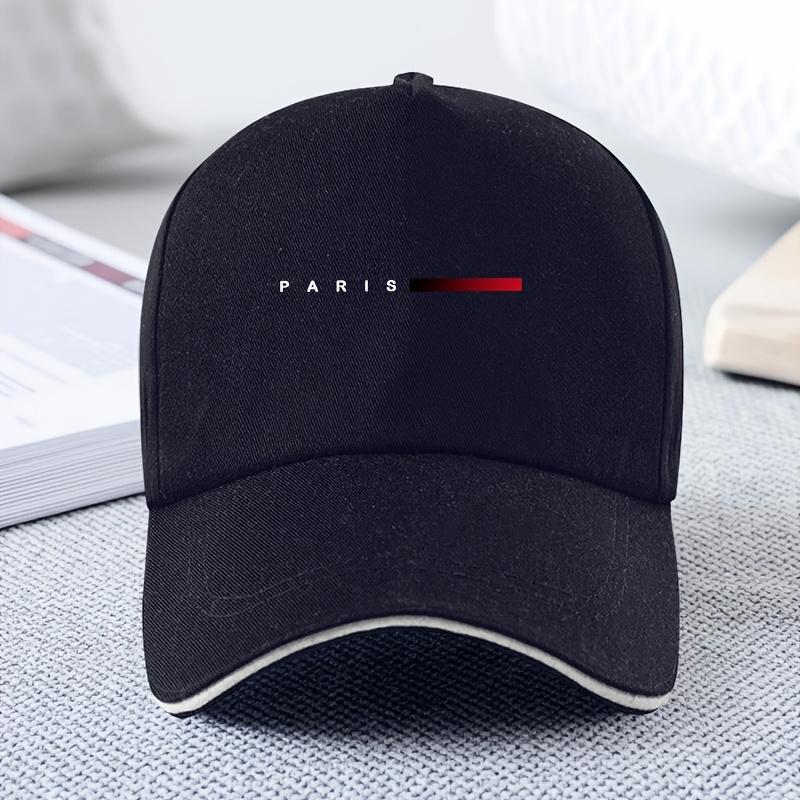 French Fashion Paris Sandwich Baseball Cap Unisex Casual Adjustable Sunscreen Sandwich Baseball Cap