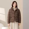 Women's Short Collar Cotton Jacket 2025 New Style Fashion Cotton Coat with Chinese Traditional Design Thick Outerwear