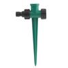2Pcs Watering Plug Double Head Garden Hose Sprinkler Irrigation Connector Ground Stake for Lawn
