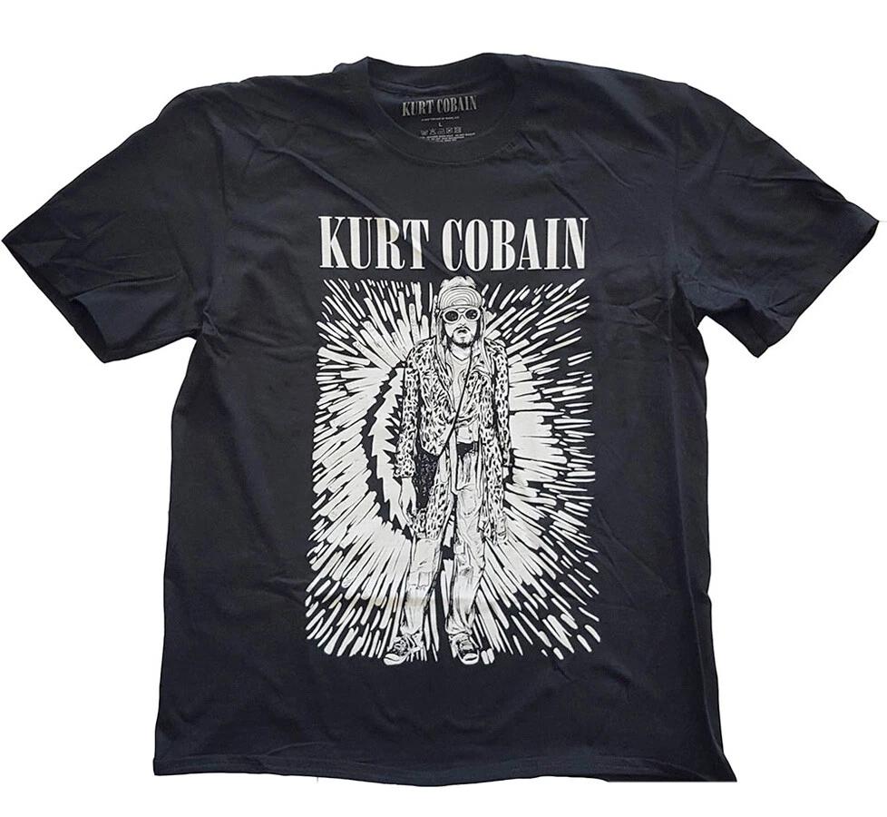 Nirvana-Kurt Cobain-Brilliance - Black t-shirt S