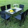 Portable Folding Egg Roll Table and Chair for Outdoor or Home Use