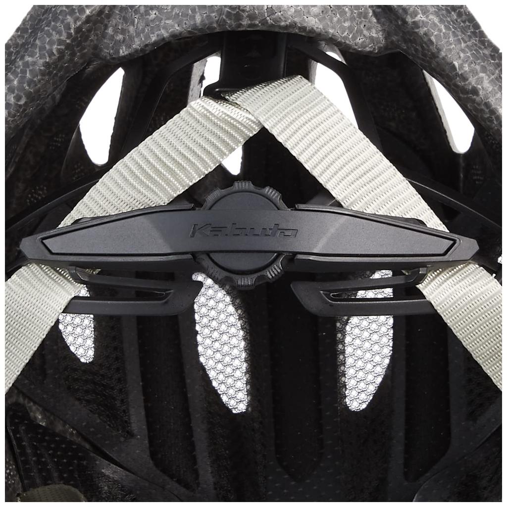 KABUTO RECT G-1 Bicycle Helmet, Matte White, Size: M/L (Head Circumference: 57-60cm)