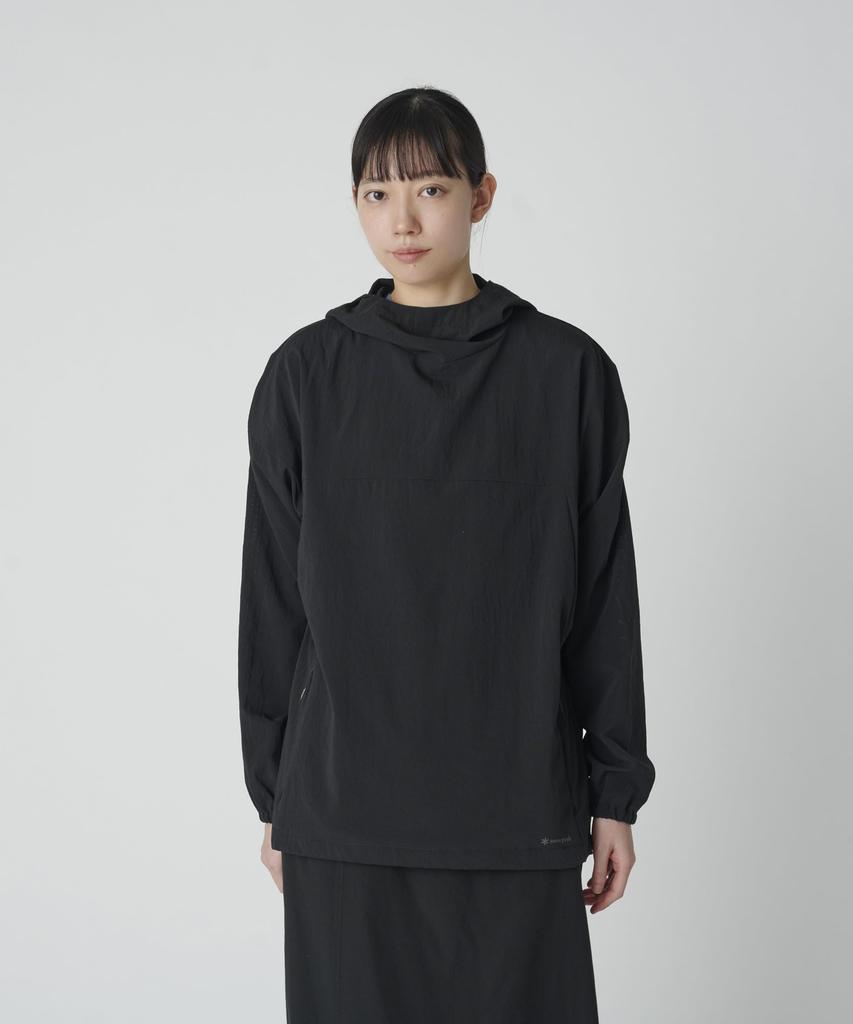 Snow Peak Atmungsaktive Schnelltrocknende Anorak Außenjacke Anorak Anorak Parka Kapuzenpullover SCHWARZ M JK-25SU015 Herren Damen