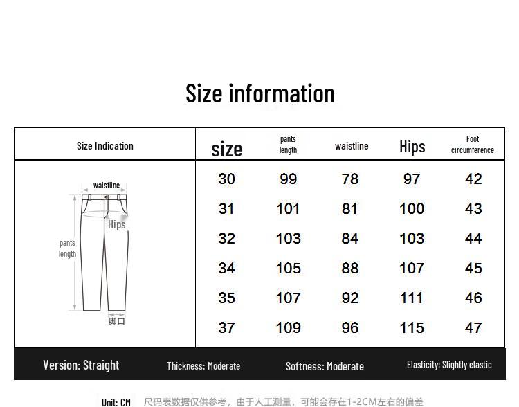 Peacebird Men's Loose Straight Distressed Dark Wash Jeans