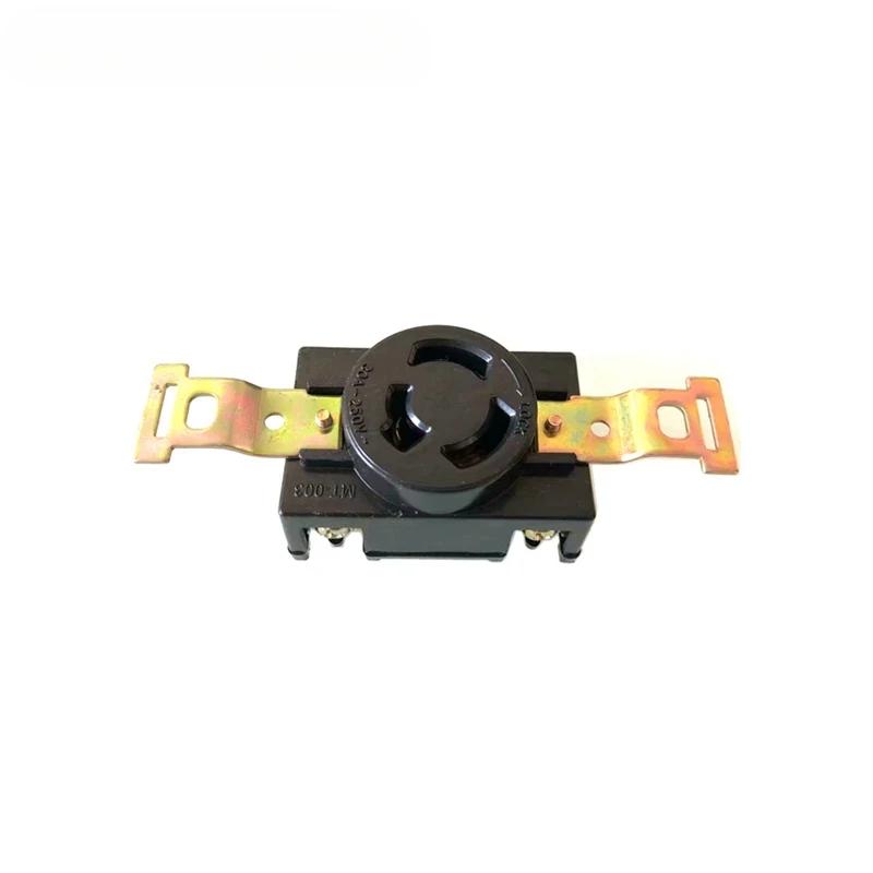 Xeon high quality 30A 250V USA 3 pins Plug Socket Industry Power Wired Lock Connector Generator Accessories