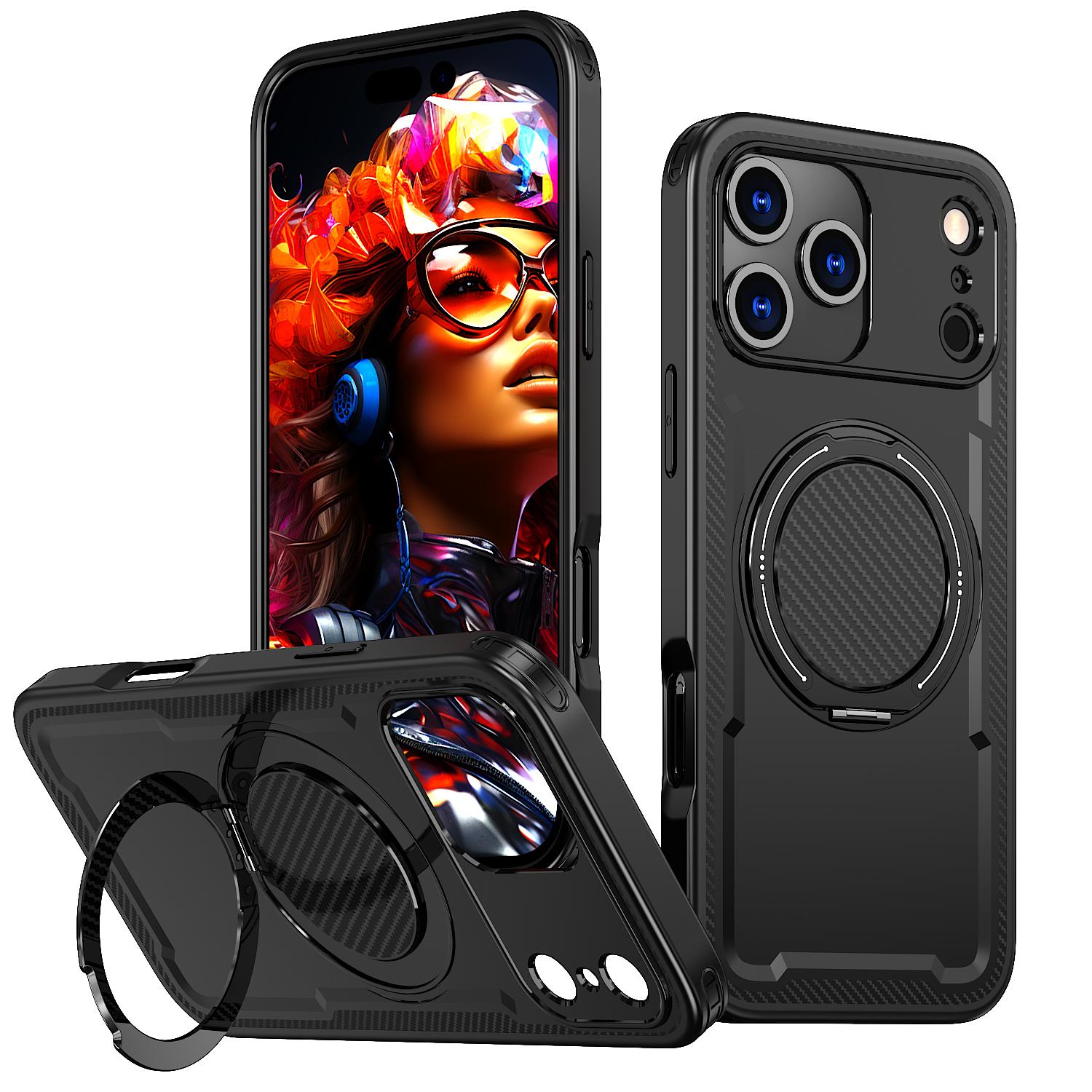 

для iphone17 Пылезащитный Жесткий Чехол для Iphone 17 Pro Max 17 Air Iphone17 Iphone16 16 Plus 16e Чехлы с Подставкой-Держателем и Кольцом для Пальца iPhone 16 чёрный