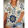 Casual Versatile Women's V-neck Loose Short Sleeves Fashionable Breathable T-Shirts Women’s