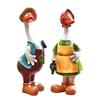 Paar Ente Statue Harz Garten Ornamente Cartoon Kunst Tier Skulptur Outdoor Landschaft Teich Hof Rasen Dekoration