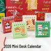2026 Creative Cartoon Inspirational Desktop Calendar and Memo Planner