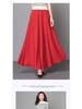 2024 Women's High Waist A-Line Maxi Skirt - Slimming, Versatile, Plus Size, Korean Style for All Seasons