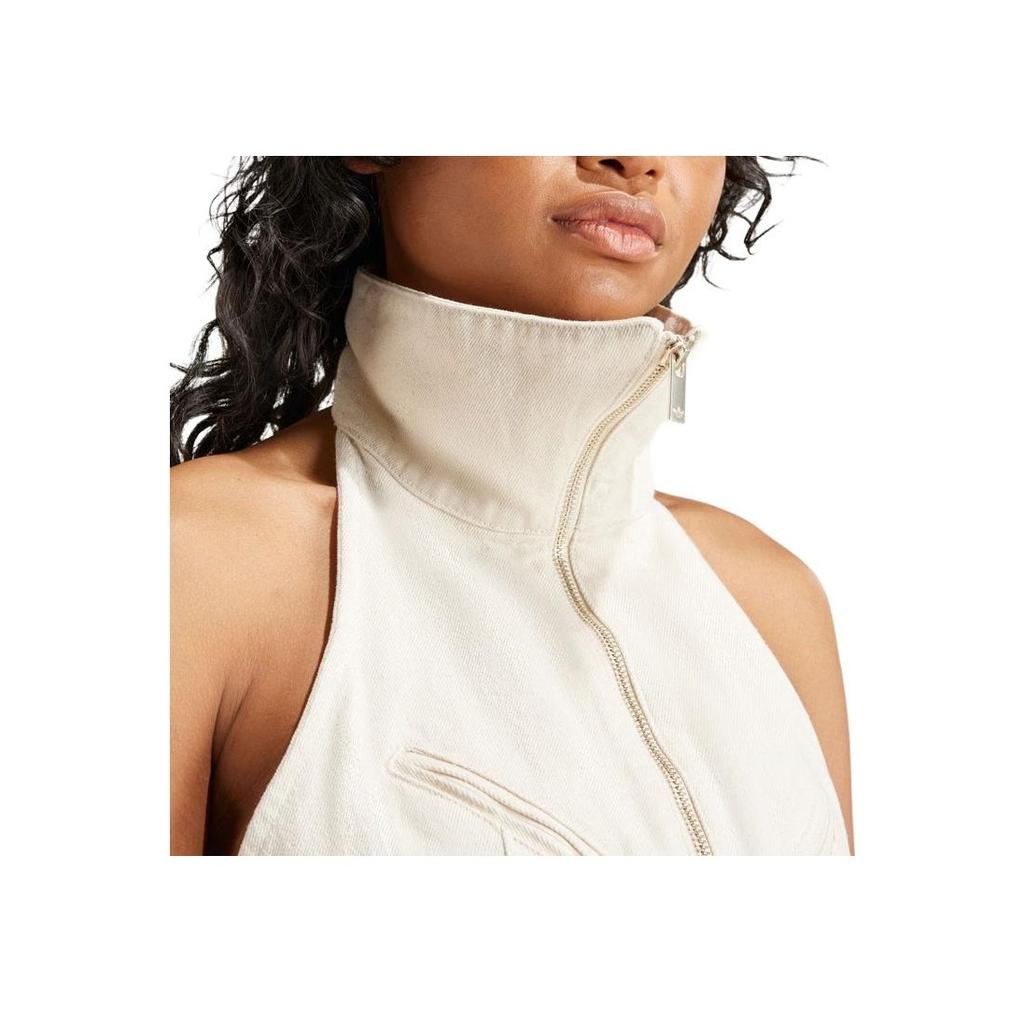 Adidas Originals Fashion Montreal Cropped Vest Women Tops White IS3580