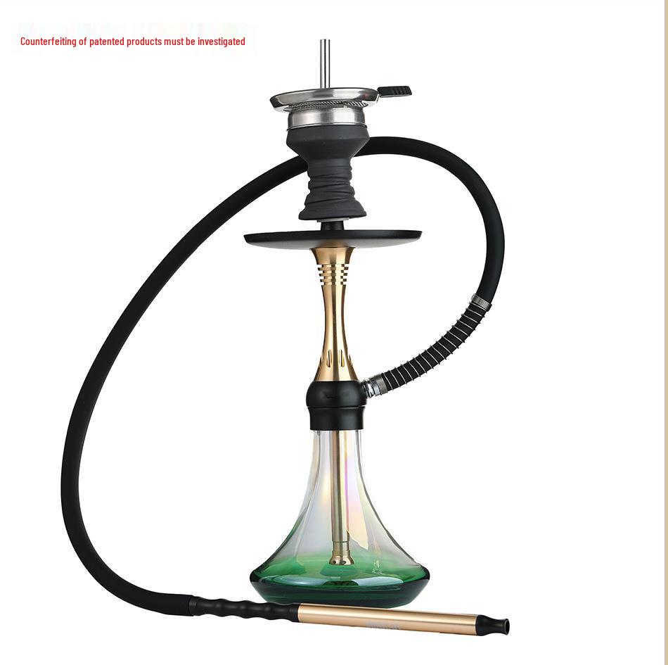 Apache Nine-Hole Aluminum Alloy Shisha Pipe