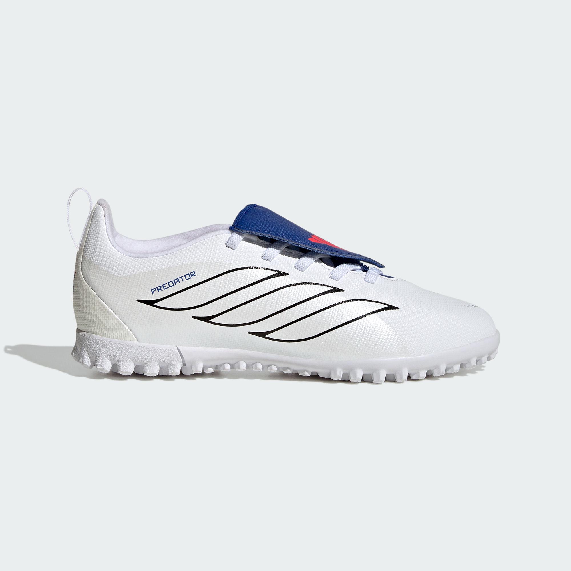 Adidas Predator CLUB Low top Kids Soccer Shoes White Black Kids 38.5